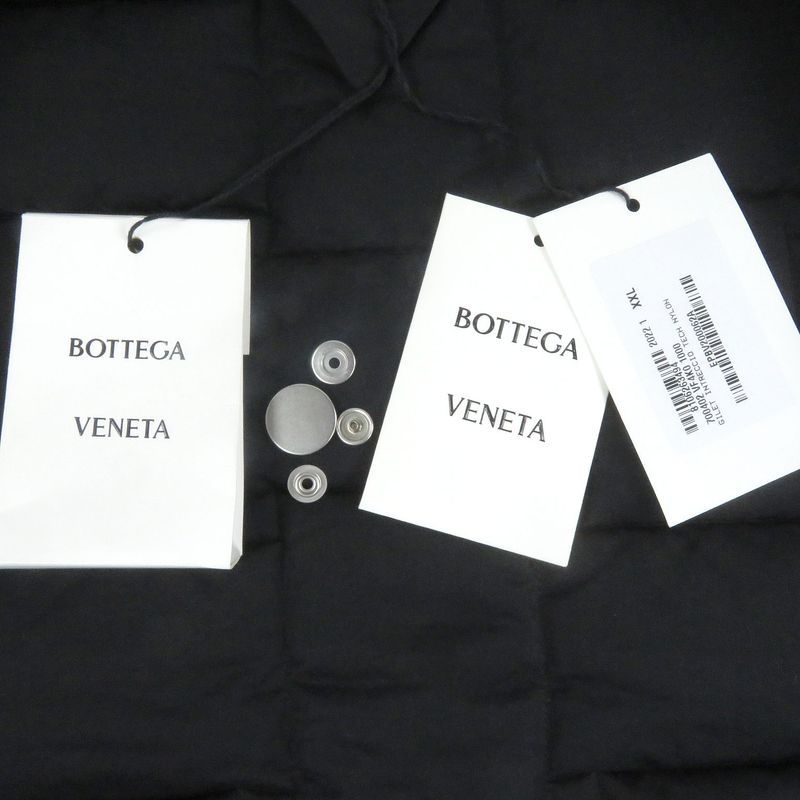 Bottega Veneta 22SS 700402 Intrecciato Down Vest Black XXL Made In