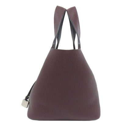 Hermes Picotin Lock PM Eclat Silver Hardware Handbag Taurillon Women