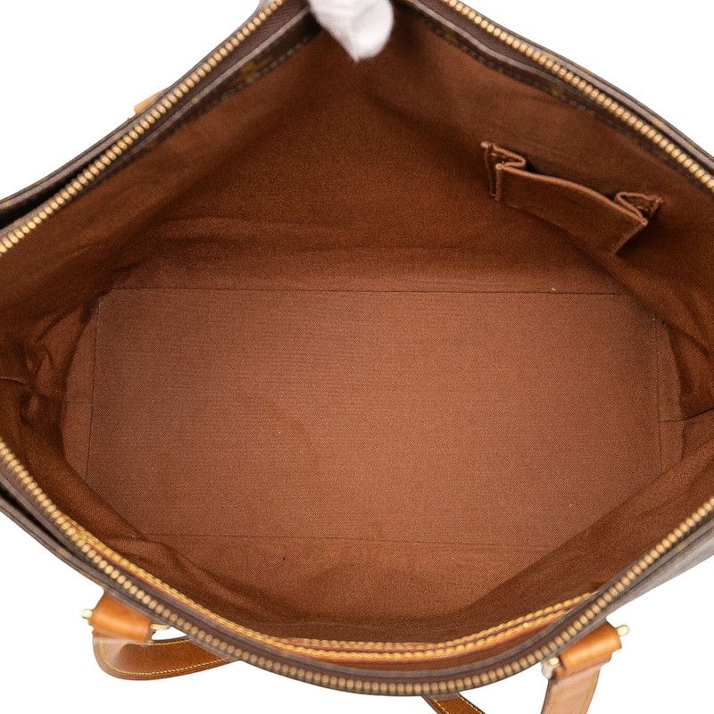 Louis Vuitton Monogram Cabas Mezzo One Shoulder Bag Tote Bag M51151 Brown PVC