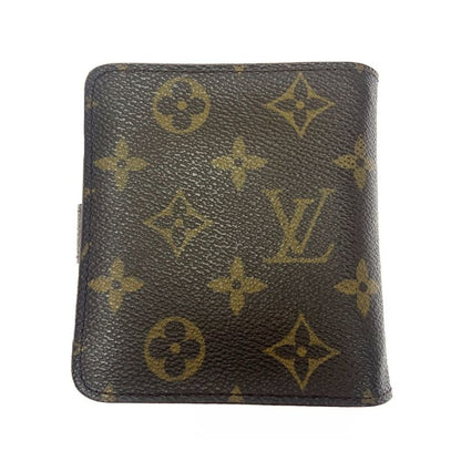 Louis Vuitton M61667 Monogram PVC Compact Zip Bifold Wallet Brown 388018