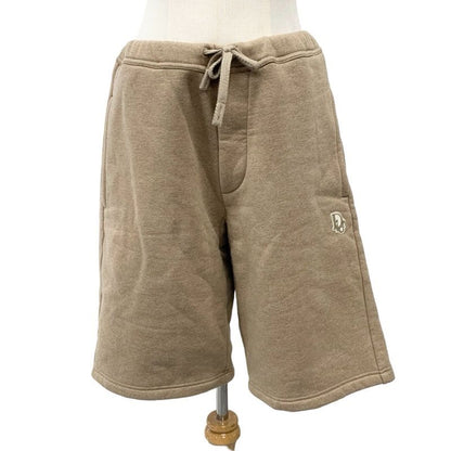 Christian DIOR Bottoms Cotton Brown Logo Shorts Brushed Lining Men's