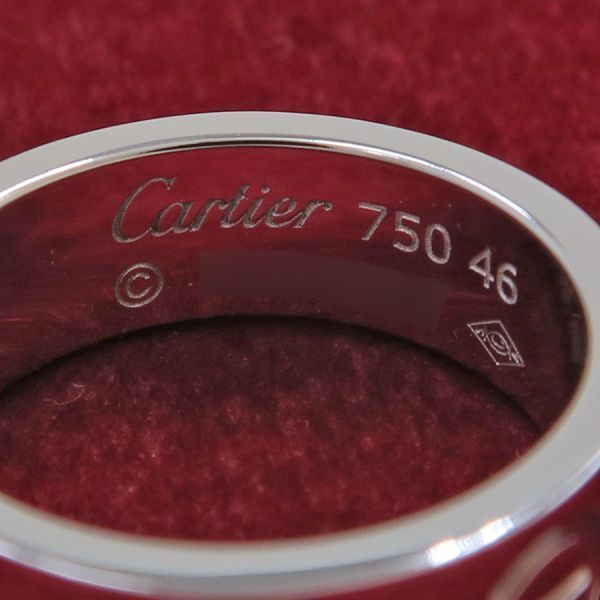 Cartier Love Ring #46 (size Near 6) [none Fee Gift [A Rank