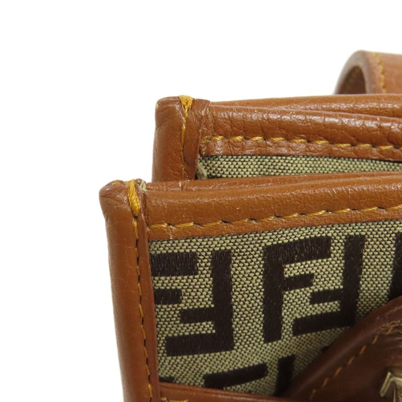 Fendi Zucca Pattern Handbag Canvas Women