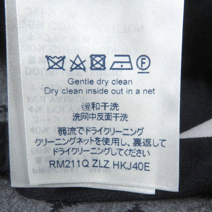 Louis Vuitton 21SS Wool Cotton Monogram Jersey Single Tailored Jacket Navy 46