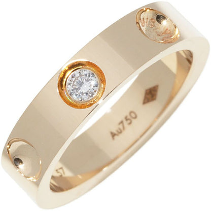 Louis Vuitton 18K Yellow Gold Diamond 1P (010ct) Petite Berg Empreinte Ring