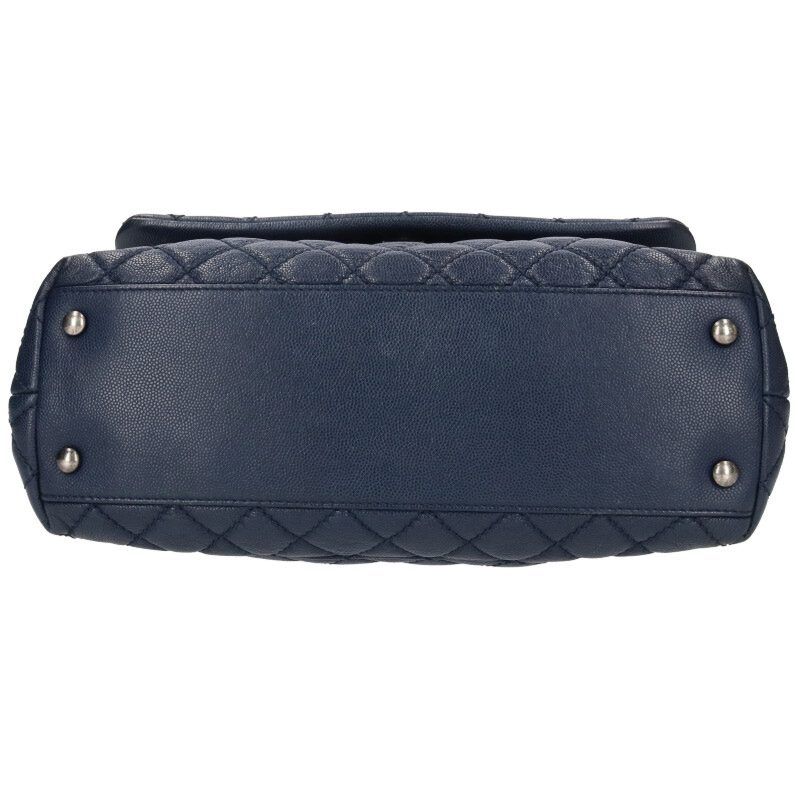 Chanel Top Handle Caviar Skin Chain Shoulder Bag Women