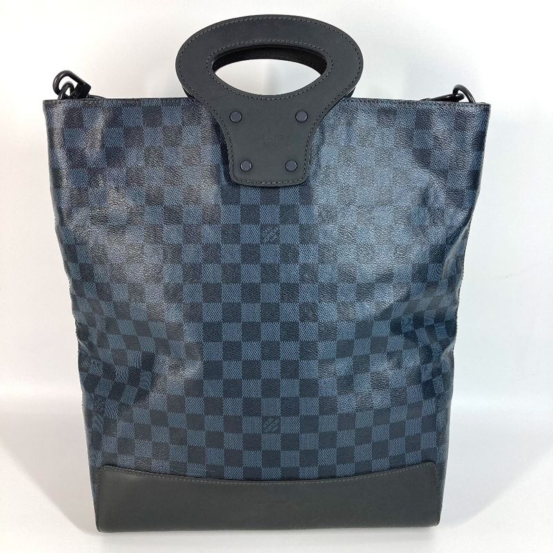 Louis Vuitton Handbag Tote NS N51100 Damier Cobalt Canvas Navy