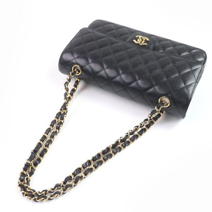 CHANEL A01112 Matelasse 25 Caviar Skin Coco Mark Random Serial Chain Shoulder