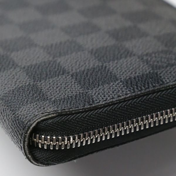 Louis Vuitton N63077 Damier Graphite Round Zipper Zippy