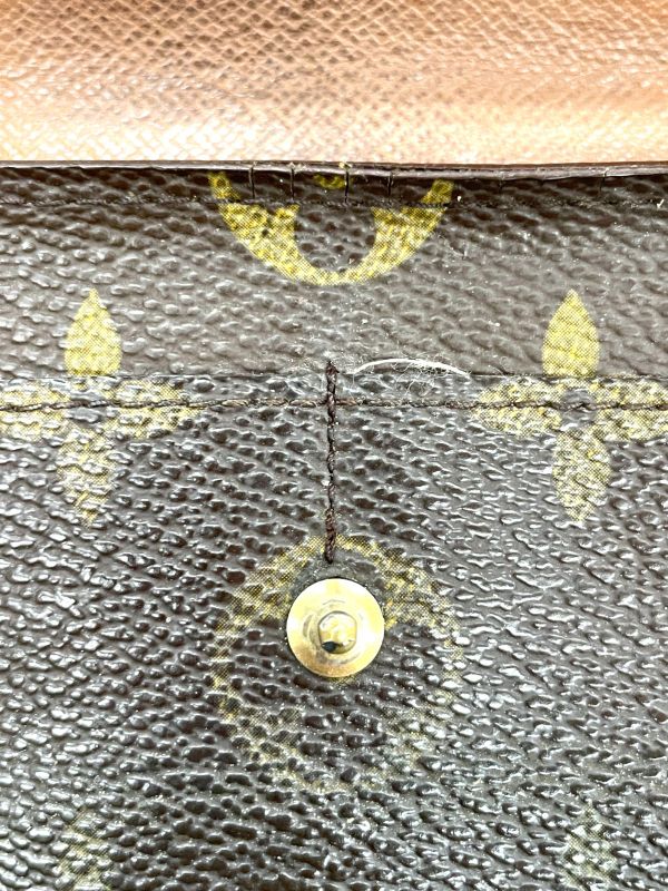 Louis Vuitton Monogram Pochette Portmonnais Cles Di Long Wallet M61725 Brown