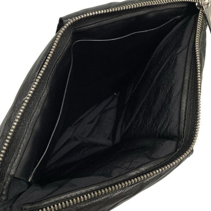 Bottega Veneta Clutch Bag Padetto / Maxi Intrecciato Black Leather