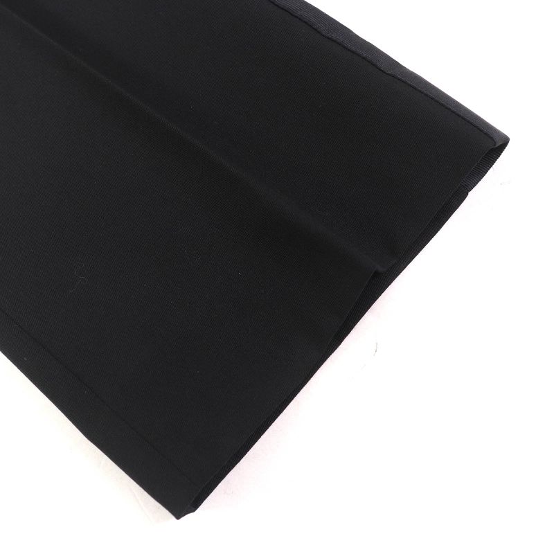 Louis Vuitton 24SS Wool Silk Sideline Straight Long Pants Black 36 Made In