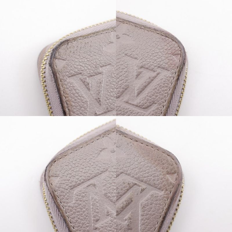 Louis Vuitton Zippy Wallet M69034 Monogram Empreinte Turtelaire Gray Tn2196