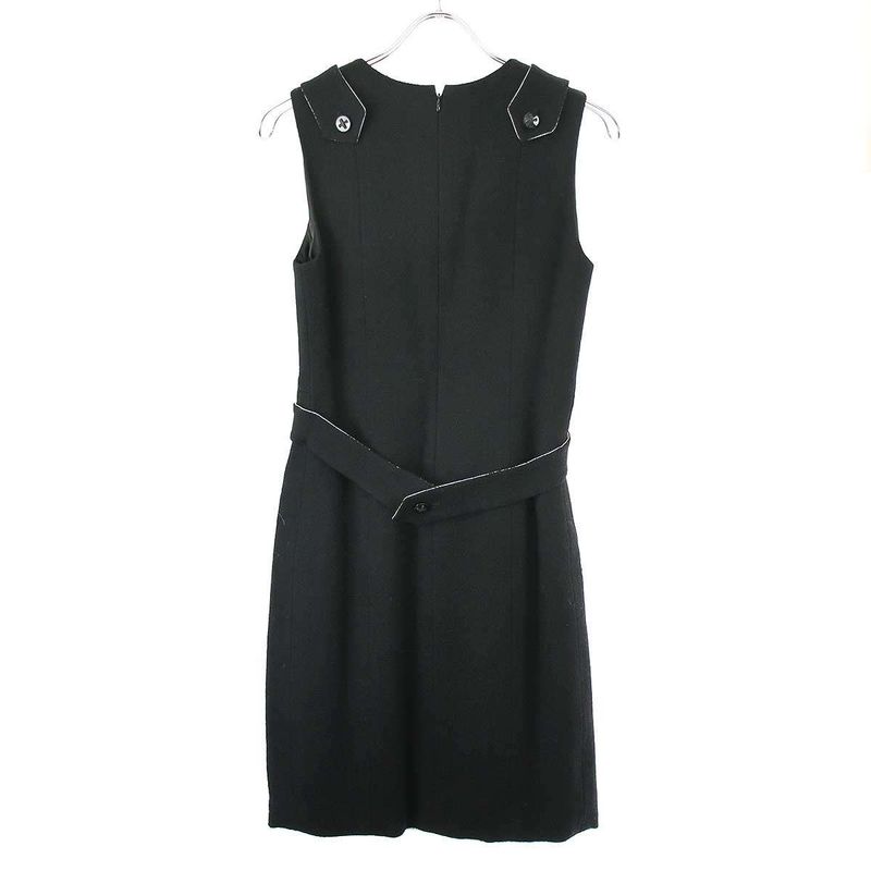 Chanel 06a Classic Sleeveless Dress P29424w03805 Black 36