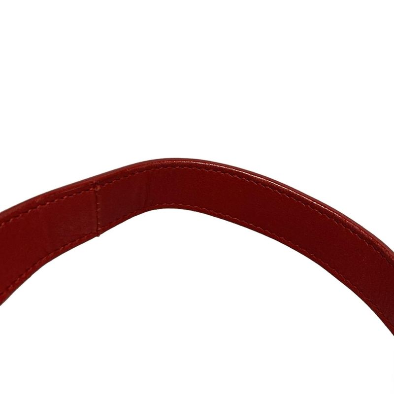 Saint Laurent Paris Shoulder Bag Rider Shoulder Bag 333479 Red Leather