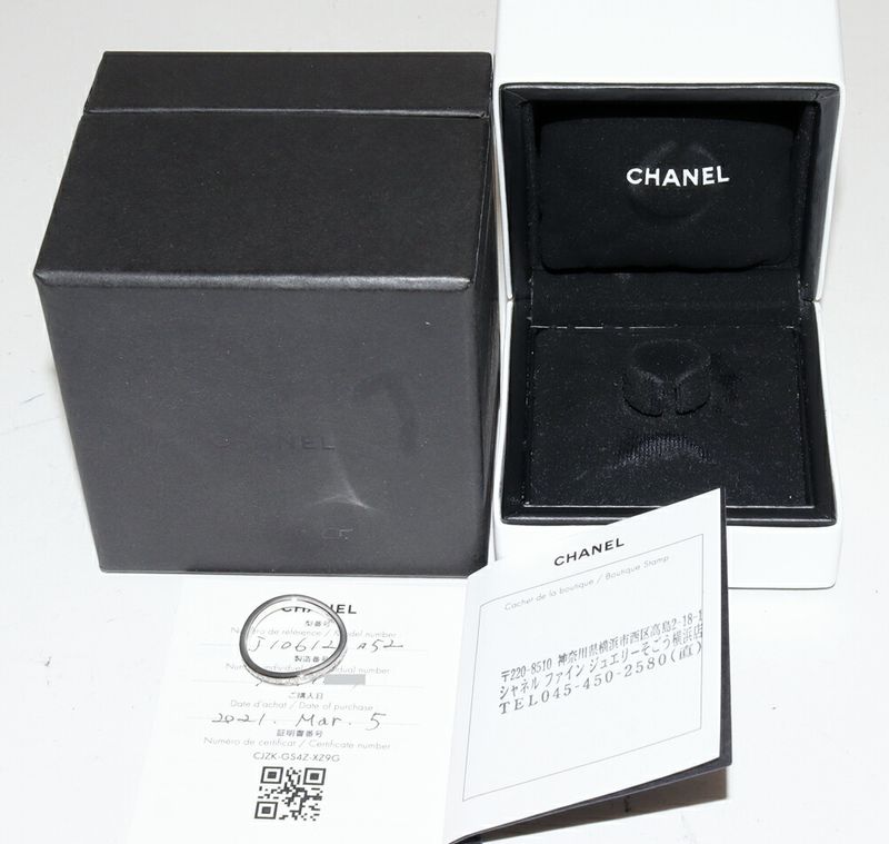 Chanel Pt950 Diamond 82P (082ct) Luband De Chanel Eternity Ring J10612