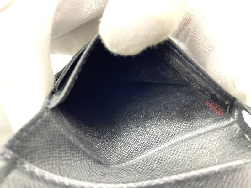 Louis Vuitton Epi Portobier 6 Cartes Cles Di Bifold Wallet M63312 Black Made In