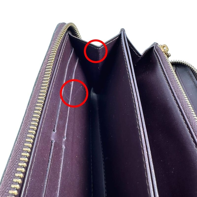 Louis Vuitton M93522 Vernis Round Zipper Zippy Wallet Long Wallet Louis Vuitton