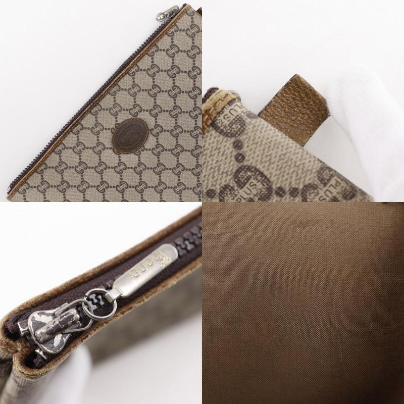 Gucci Old Gucci Pouch GG Plus Brown Unisex Second Bag