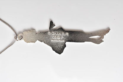 Chanel Necklace Pendant Charm Mademoiselle Motif