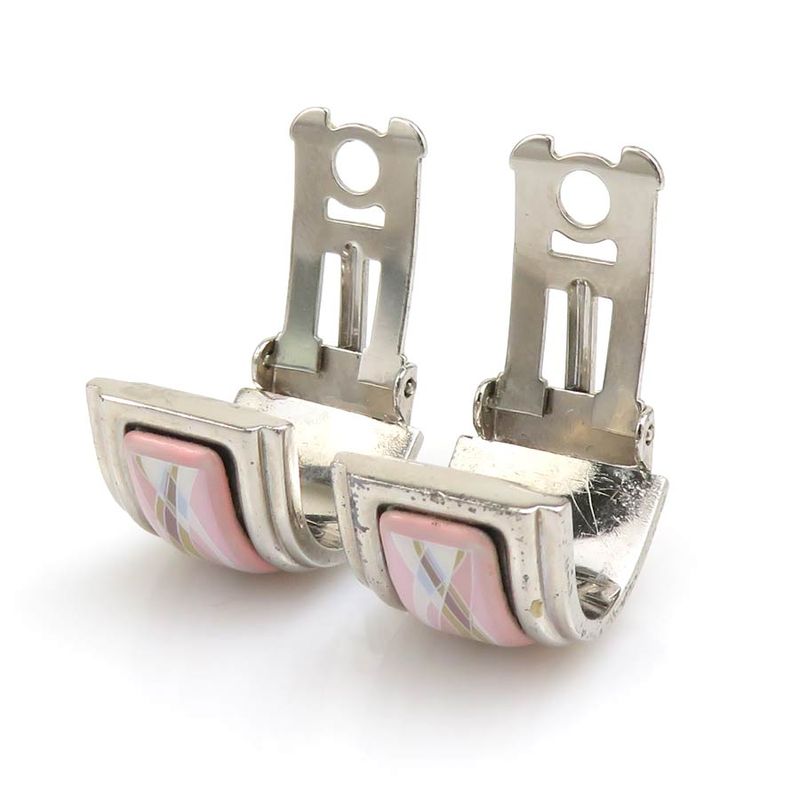 Hermes Earring Cloisonne Ware