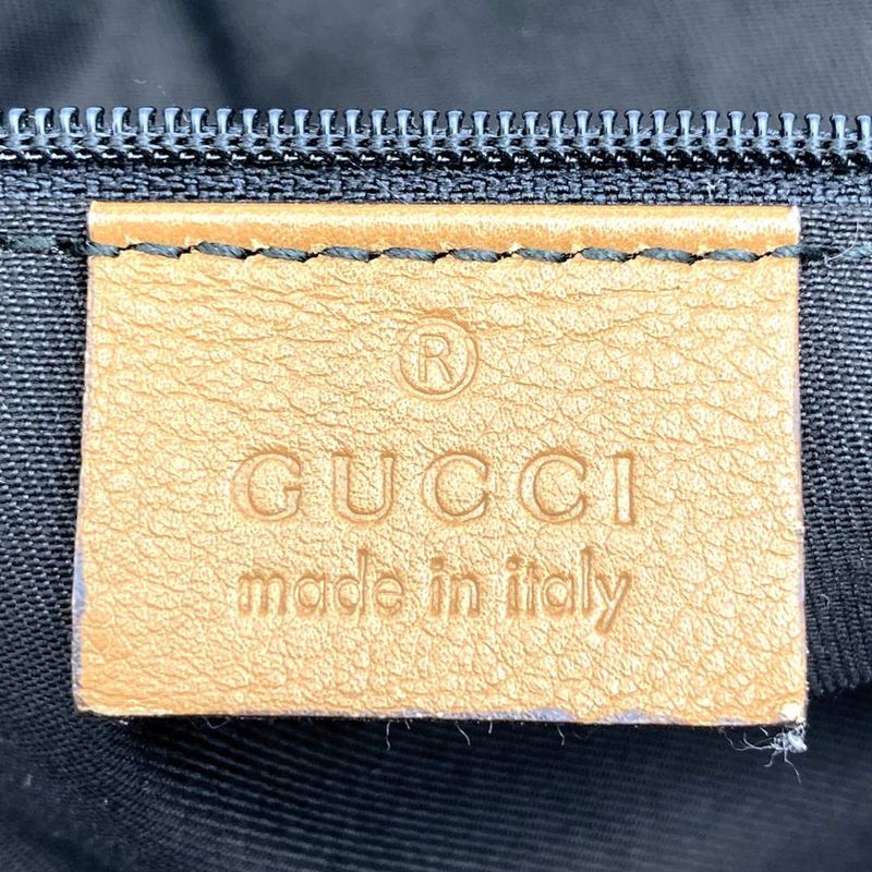 Gucci 223974 Handbag Brown Canvas/leather Ladies Men Fashion