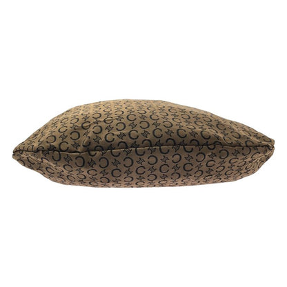 Celine - Macadam Pattern Circle Handle Canvas Handbag - Brown - Women