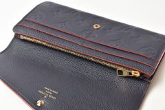 Louis Vuitton Wallet M62125 Monogram Empreinte Portefeuille Sarah Marline Rouge