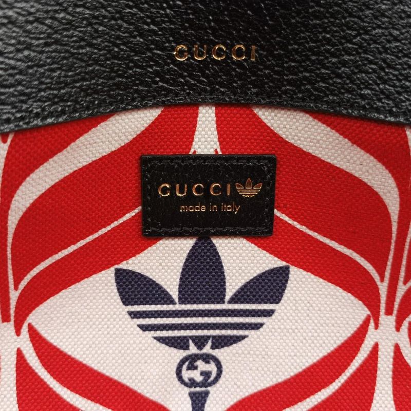 Gucci Adidas Collaboration Horsebit Black X Whiteleather 722009i039625179