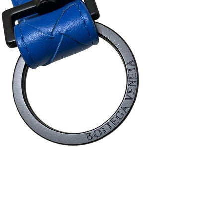 Bottega Veneta Key Holder (charm ) - Blue Leather