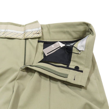 Unused 23SS DIOR Bermuda Shorts Tuck Slacks Half Pants Inside Out Waist Wool 48