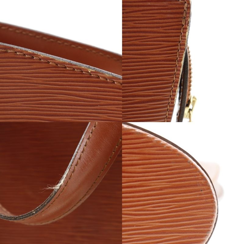 Louis Vuitton Saint-jacques M52273 Epi Leather Kenyan Brown Vi1915 Ladies