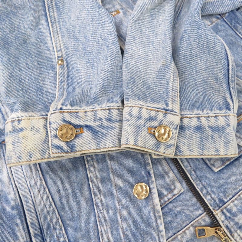 Louis Vuitton 19SS Double Front Virgil Abloh Hga73wlvp Cotton/leather Blue Size