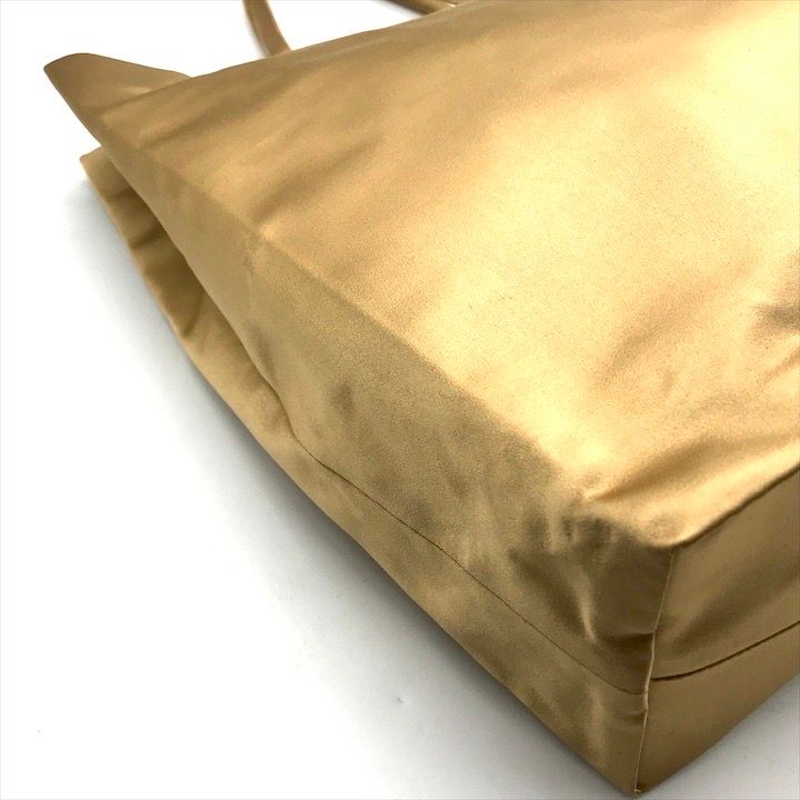 Prada Silk Satin Tote Beige