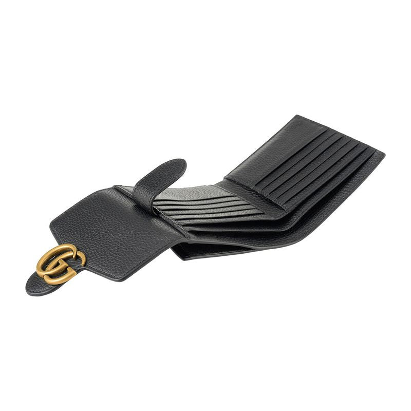 Gucci Bifold Wallet GG Marmont Black