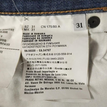 Prada Jeans Size 31 Women - Dark Navy Full Length