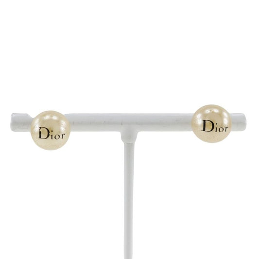 [dior] Christian Dior Pearl And Metal Women's 3.0g Earrings