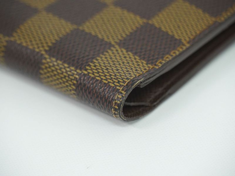 Authentic Louis Vuitton LV Portobier Carte Cles Di Monet Damier Ebène Fold