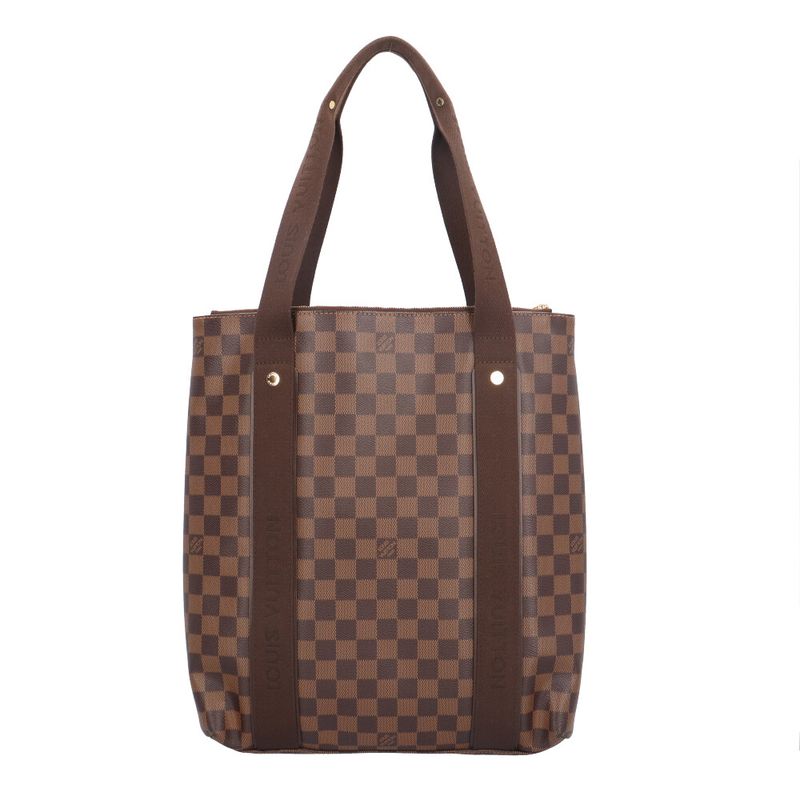 Louis Vuitton Cabas Bobol Damier Tote Bag Damier Canvas N52006 Brown Ladies