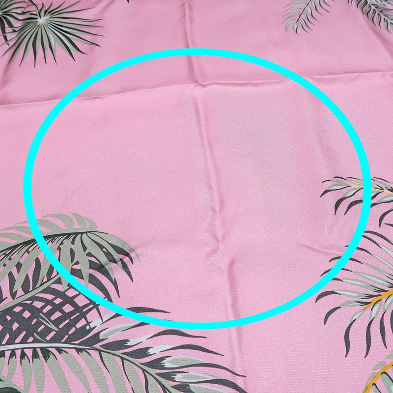 Hermes Rectangle Aloha Pink 100% Silk Scarf Large Accessory