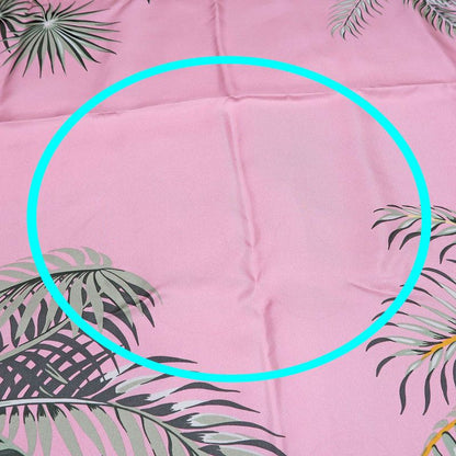 Hermes Rectangle Aloha Pink 100% Silk Scarf Large Accessory