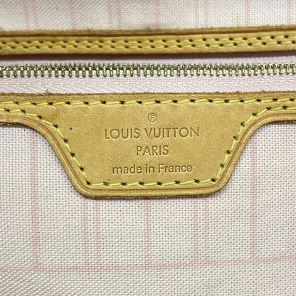 Louis Vuitton Tote Bag Damier Azure Neverfull MM N41605 White Rose Ballerine