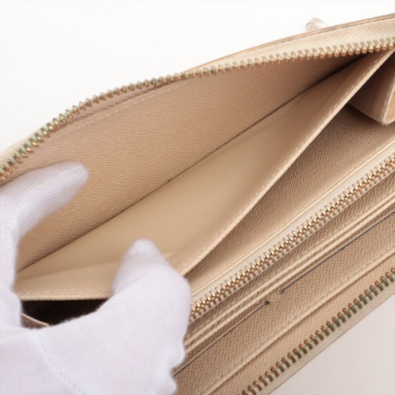 Louis Vuitton Damier Azure Zippy Wallet Round Zip Wallet Long Wallet N60019