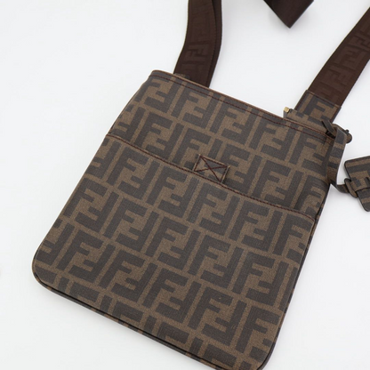 Fendi Zucca Pattern Shoulder Bag