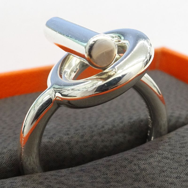 Hermes Echape MM Ring 54 Sv925 Approx 9.6g Accessories - Women's