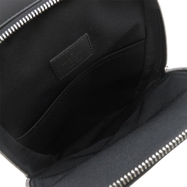 Louis Vuitton Body Bag Avenues Ring Bag Damier Infini Black Silver Hardware