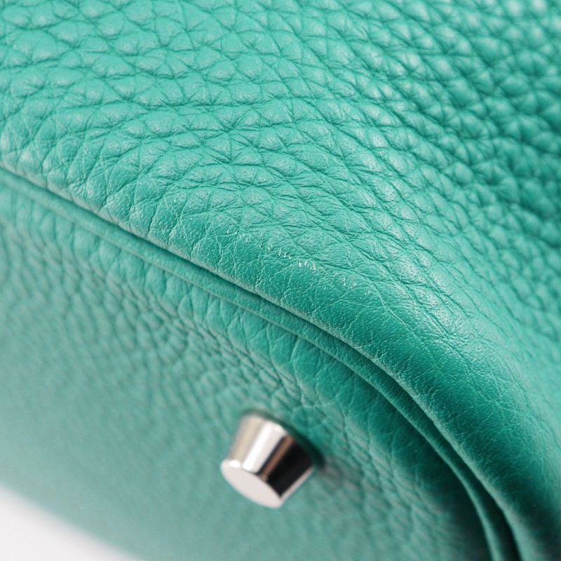 Hermes Picotin Lock MM Taurillon Clemence Green X Ladies Handbag