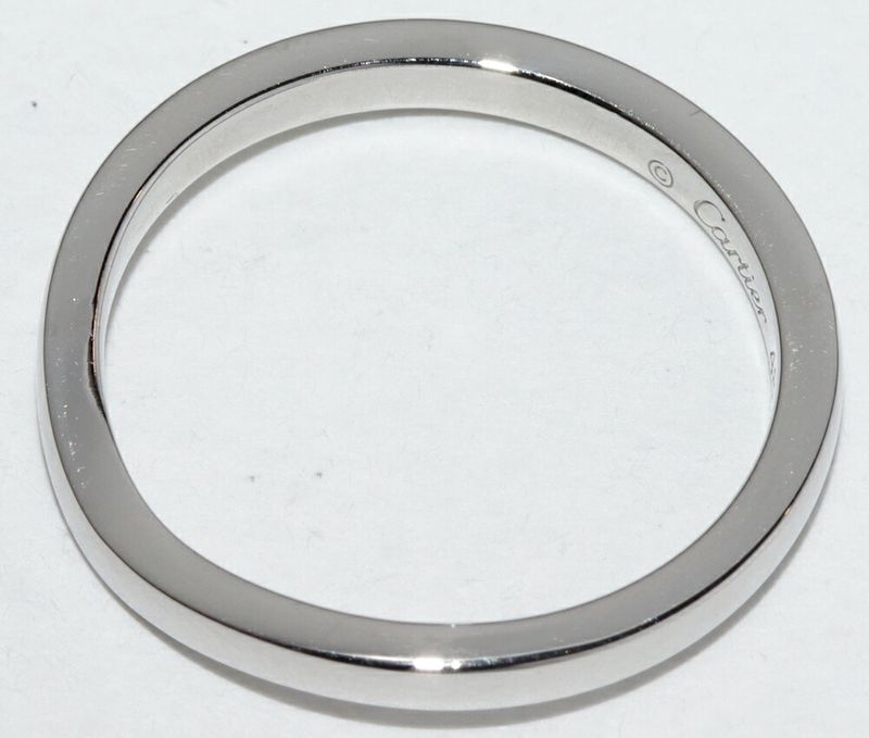 Cartier Ring Pt950 Ballerina Wedding Ring Width 2mm (008in) B40928