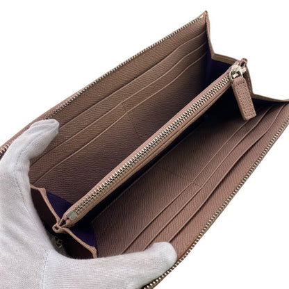 Bvlgari Long Wallet Brand Card Holder Coin Purse Pink Women