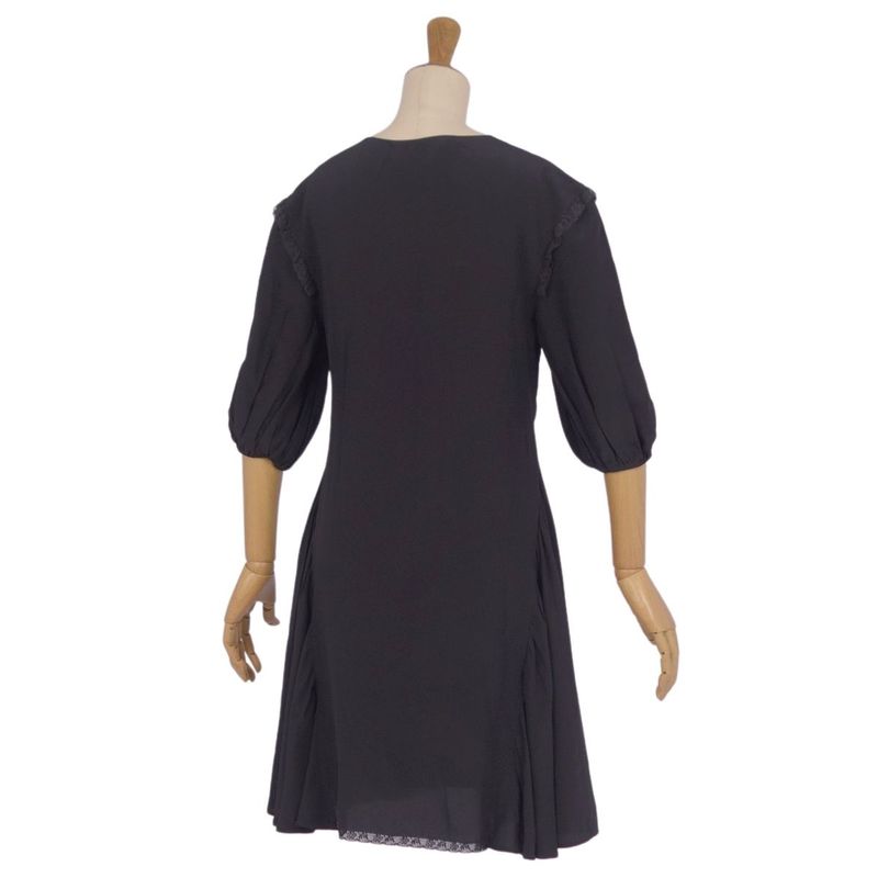 Prada Dress Half Sleeve Silk Top Women's Ita